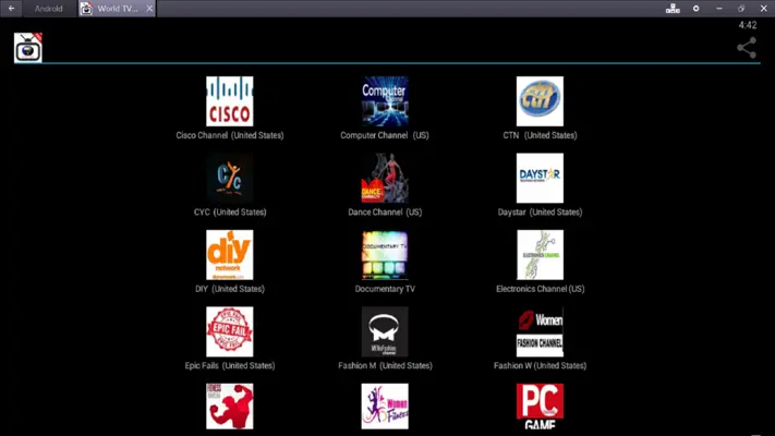 World TV online android App screenshot 23