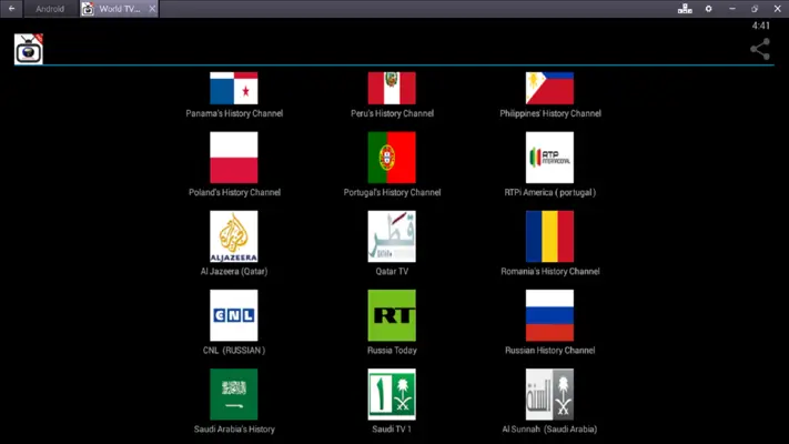 World TV online android App screenshot 24