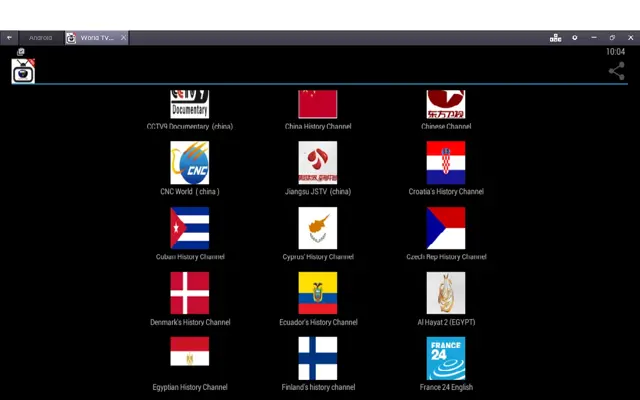 World TV online android App screenshot 26